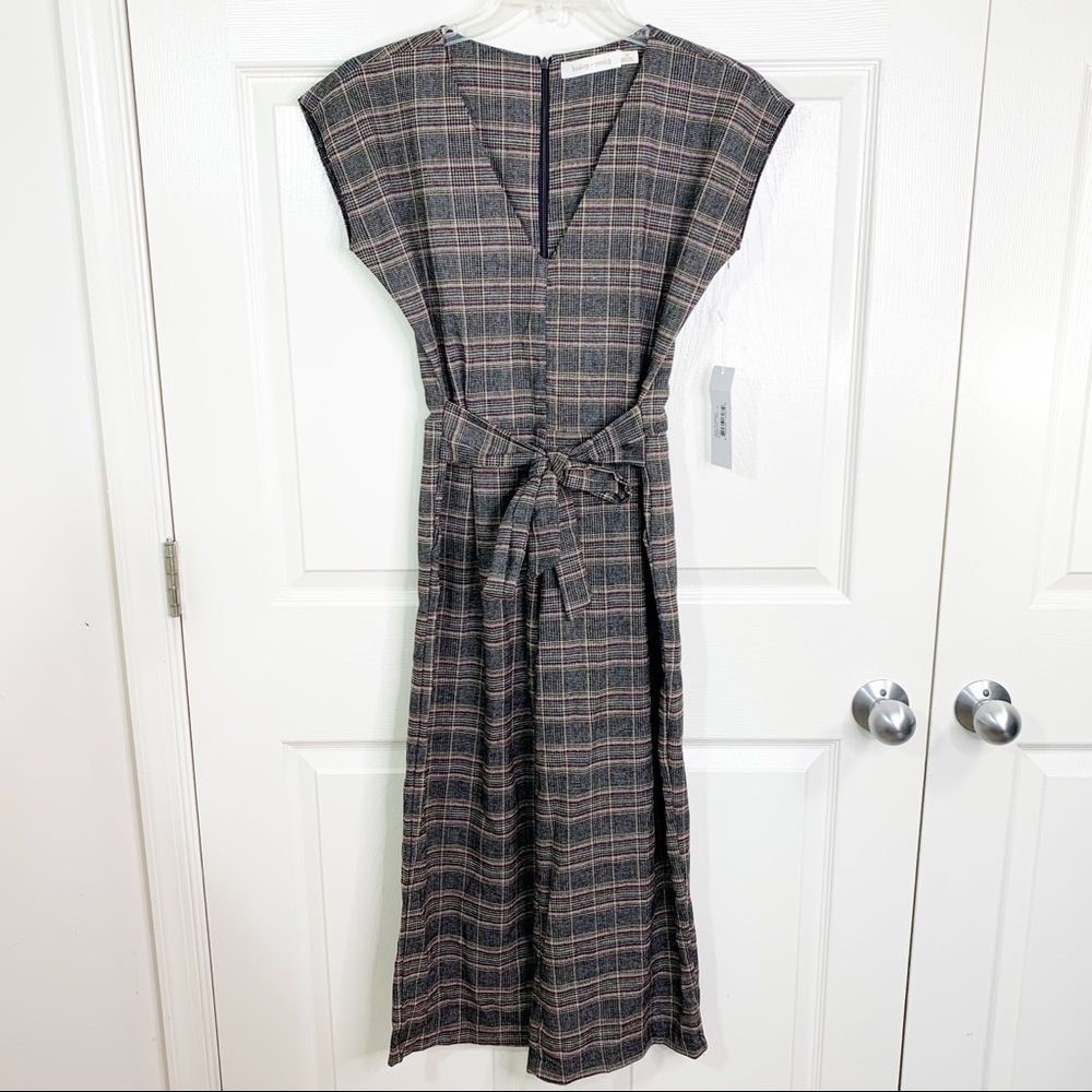 Anthro bishop + young Tie Waist Cropped Jumpsuit - Picture 4 of 15